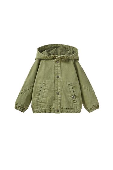 HOODED DENIM JACKET