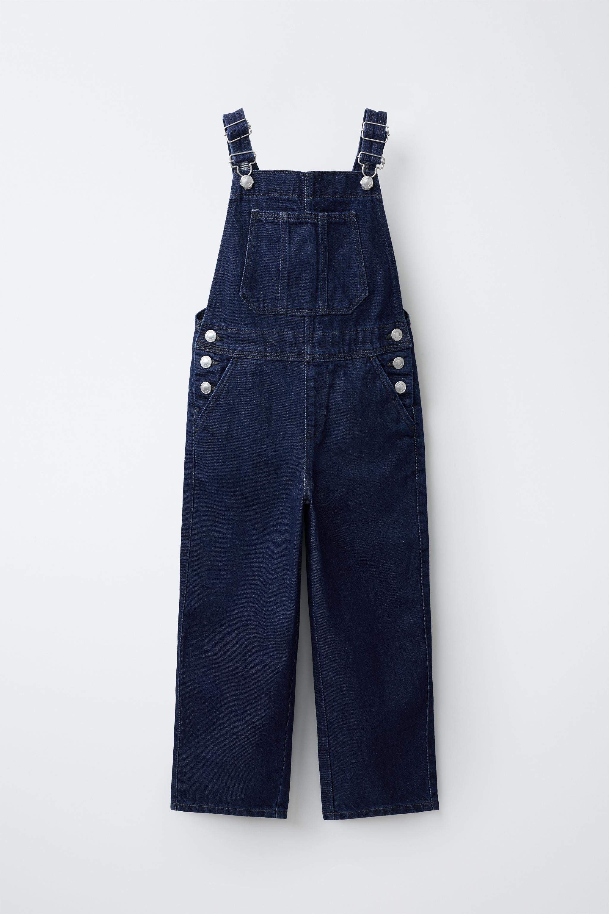 ロングデニムオーバーオール - ブルー | ZARA Japan / 日本