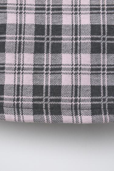 CHECK BERMUDA SKORT - Pink by Zara - Image 3