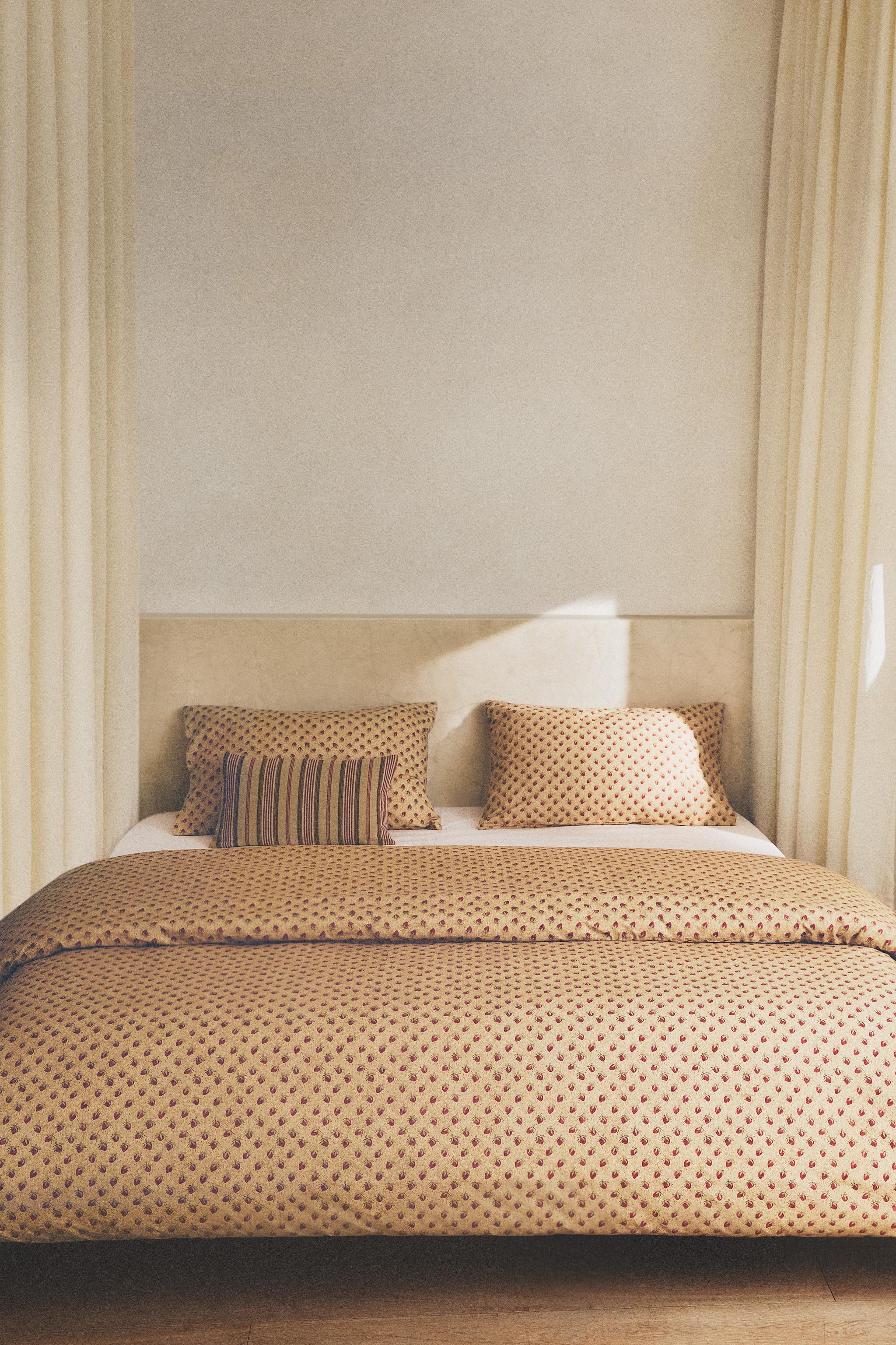 HOUSSE DE COUETTE PERCALE FRAISES | KATHARINE POLE