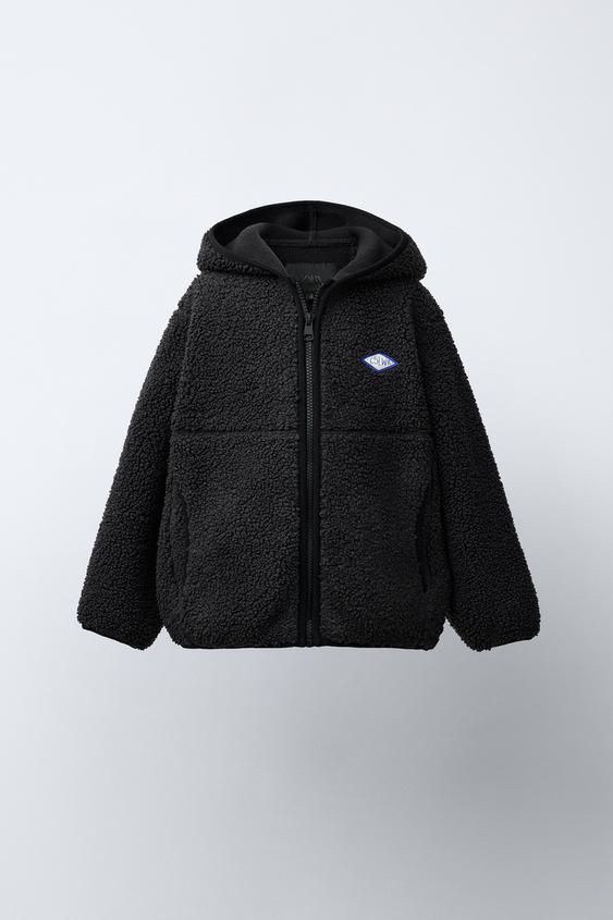 fleece jacket giacca montone sintetico zara
