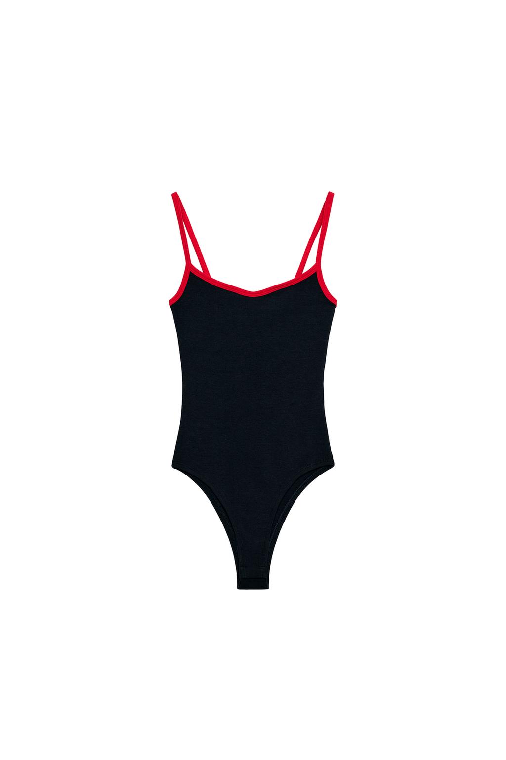 CONTRAST TRIM BODYSUIT - image 3