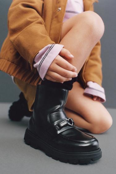 EMBELLISHED BOOTS - Black by Zara