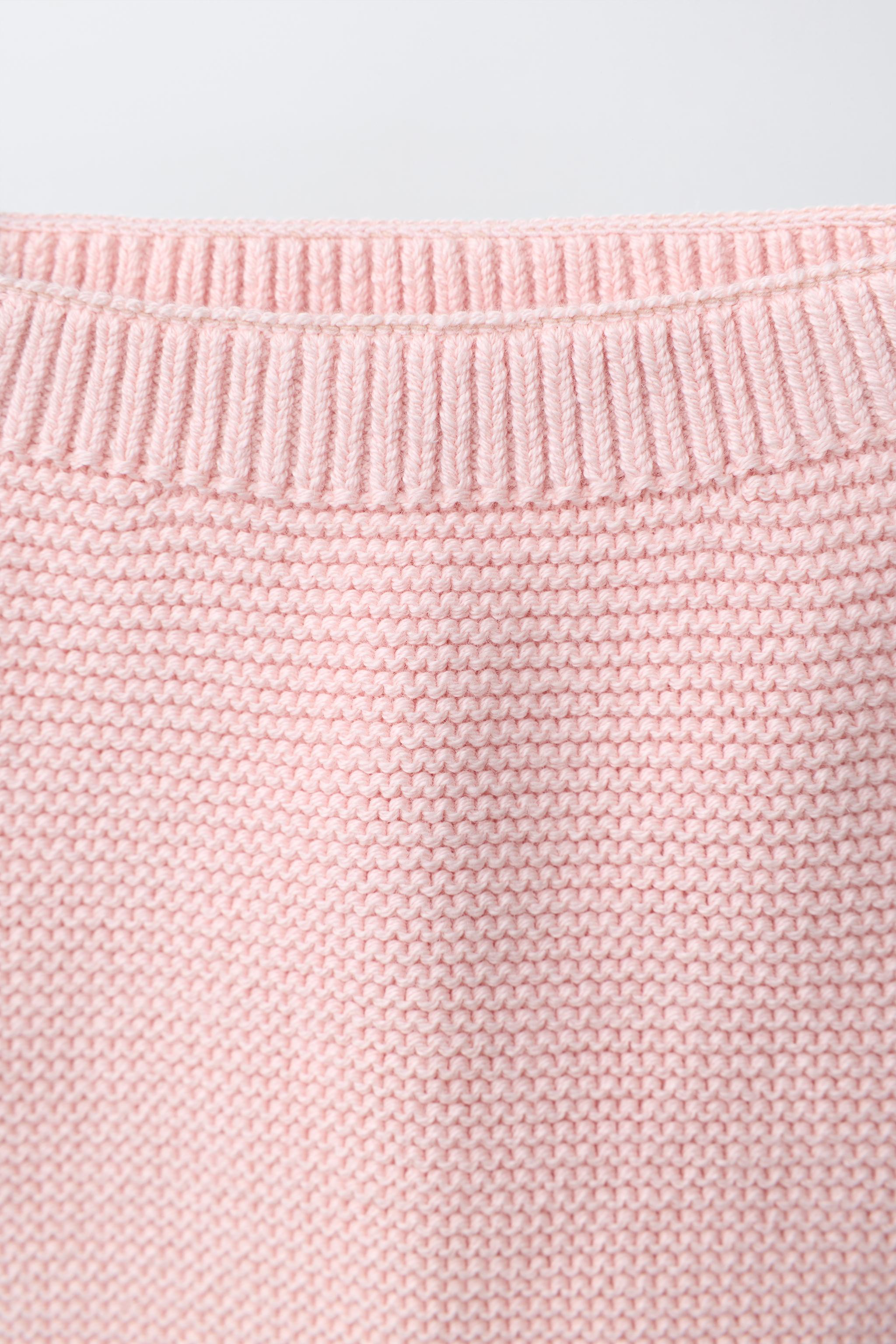 CONTRAST LACE KNIT BOTTOMS