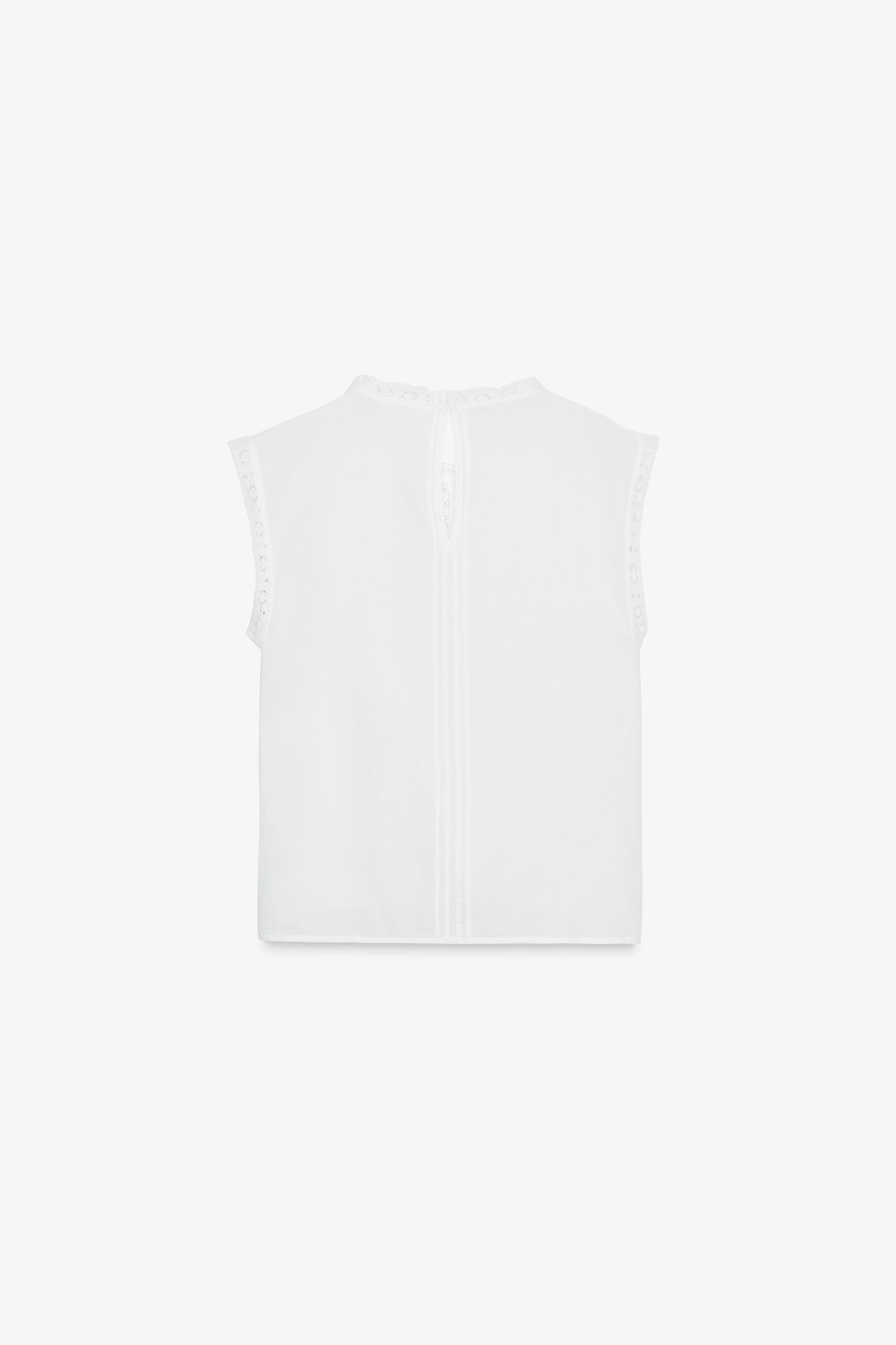 BLOUSE ENTRE-DEUX SANS MANCHES ZW COLLECTION