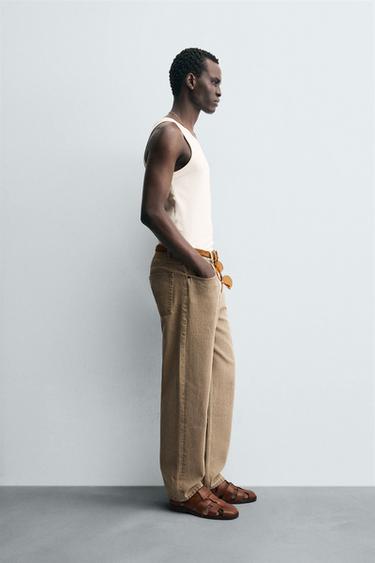 RIBBED TANK TOP - Ecru by Zara - Image 3