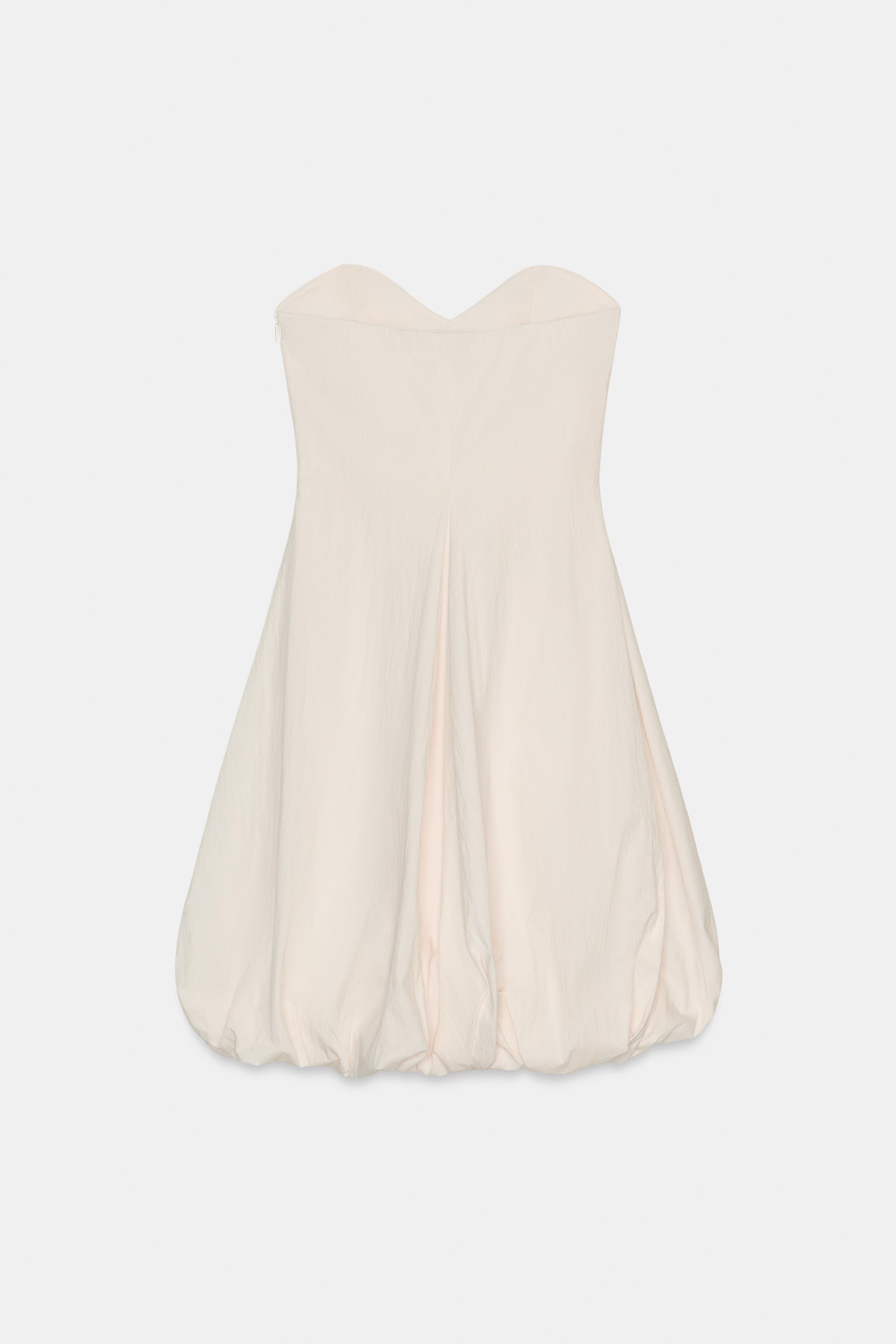 ROBE BUSTIER EFFET BALLON