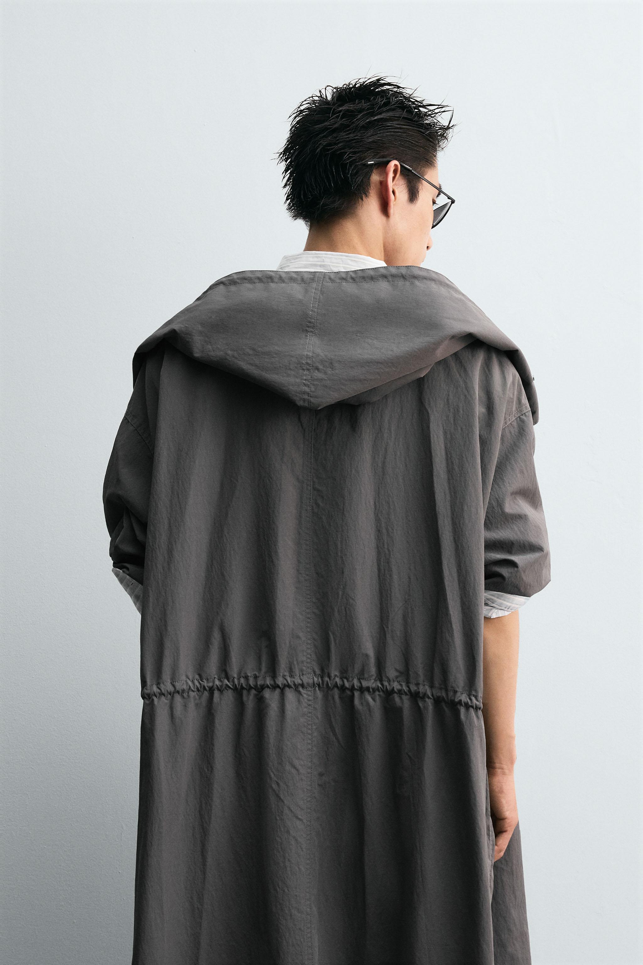 【名作美品】POLYPLOID OVERSIZE PARKA TYPE-C OVERSIZE FIT LIMITED EDITION PARKA - Mid-grey | ZARA Singapore