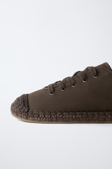ESPADRILLES À LACETS - Marron de Zara - Image 5