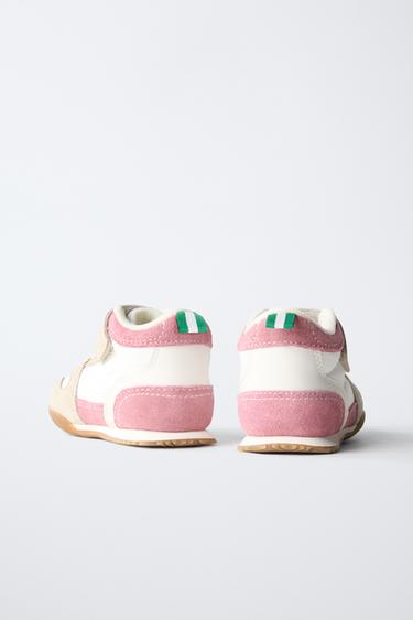 RETRO HIGH-TOP SNEAKERS - Pink by Zara - Image 5