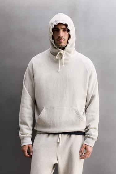 TRAINING HOODIE - Grey marl by Zara