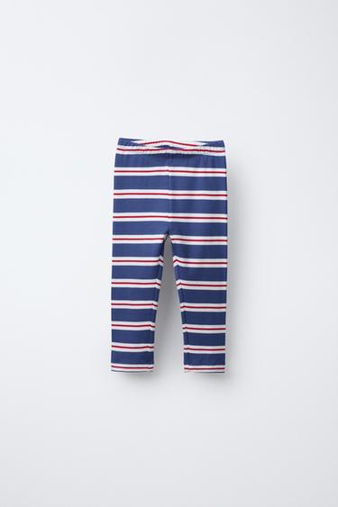 AGES 2-6/ STRIPED PYJAMAS WITH EMBROIDERED HEART - Blue by Zara - Image 3