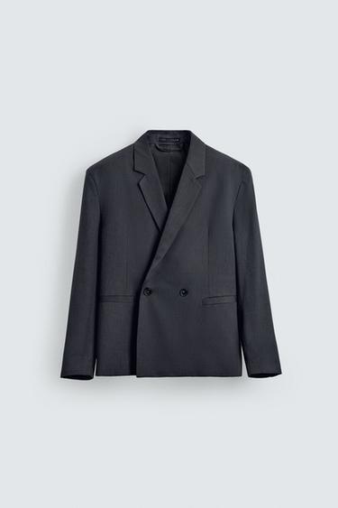 VESTE DE COSTUME CROISÉE - Gris anthracite de Zara - Image 6