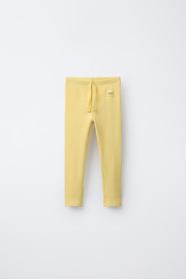 LEGGING CANALÉ ETIQUETA - Amarillo de Zara