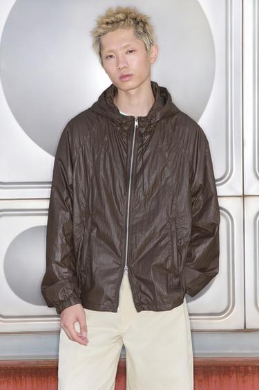Zara 輕質科技外套 - 棕色