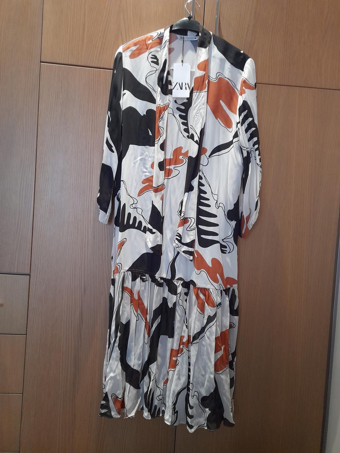 PRINTED MIDI DRESS - Image 3
