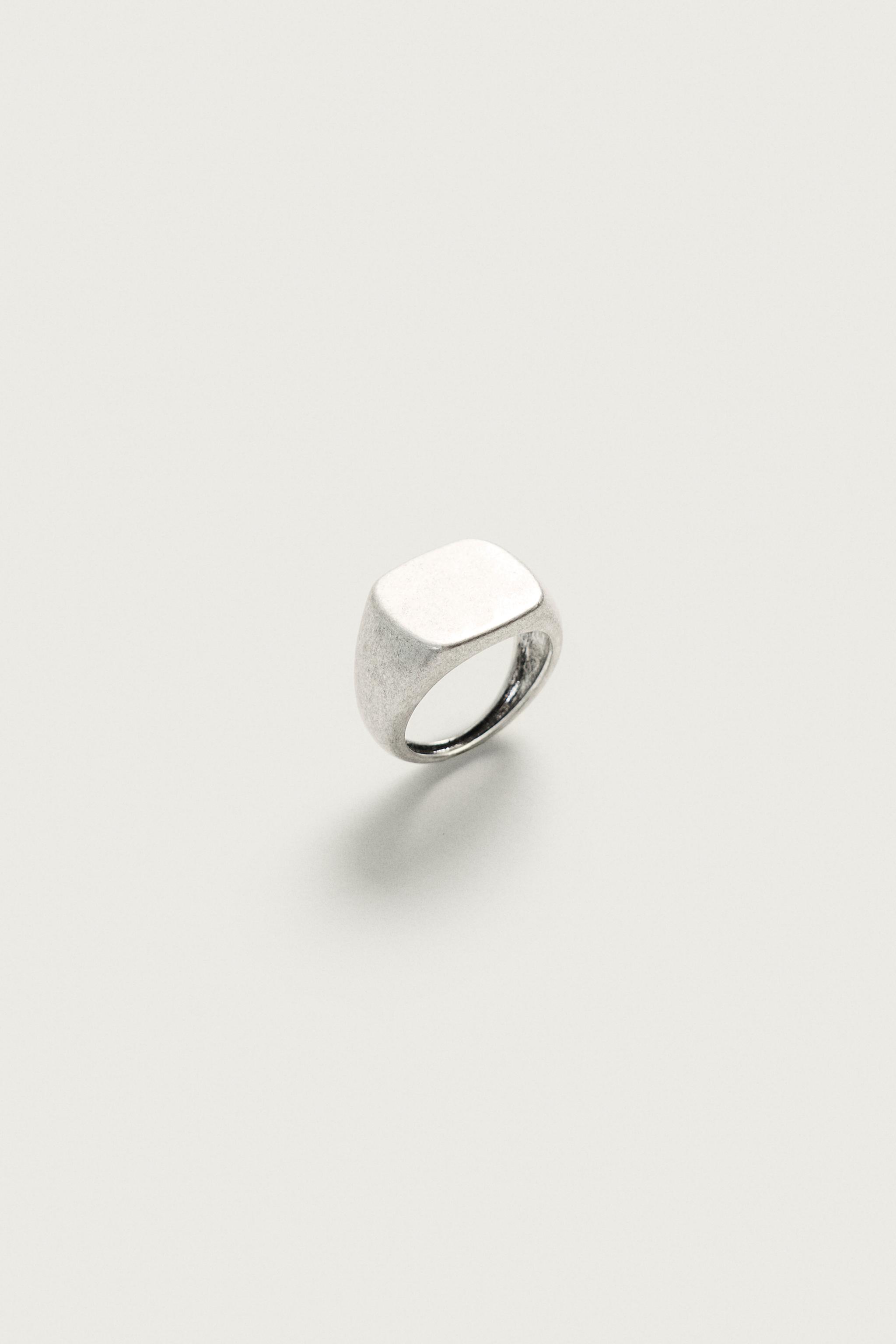 METAL SIGNET RING