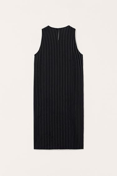 LIMITED EDITION PINSTRIPE DRESS - Black / White by Zara - Image 6