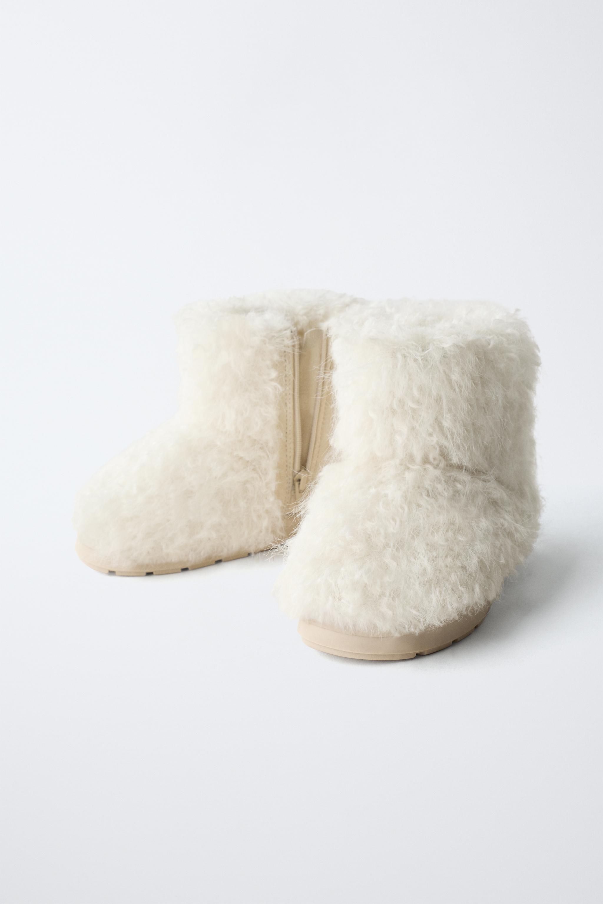 BOTTES DE NEIGE EFFET FOURRURE