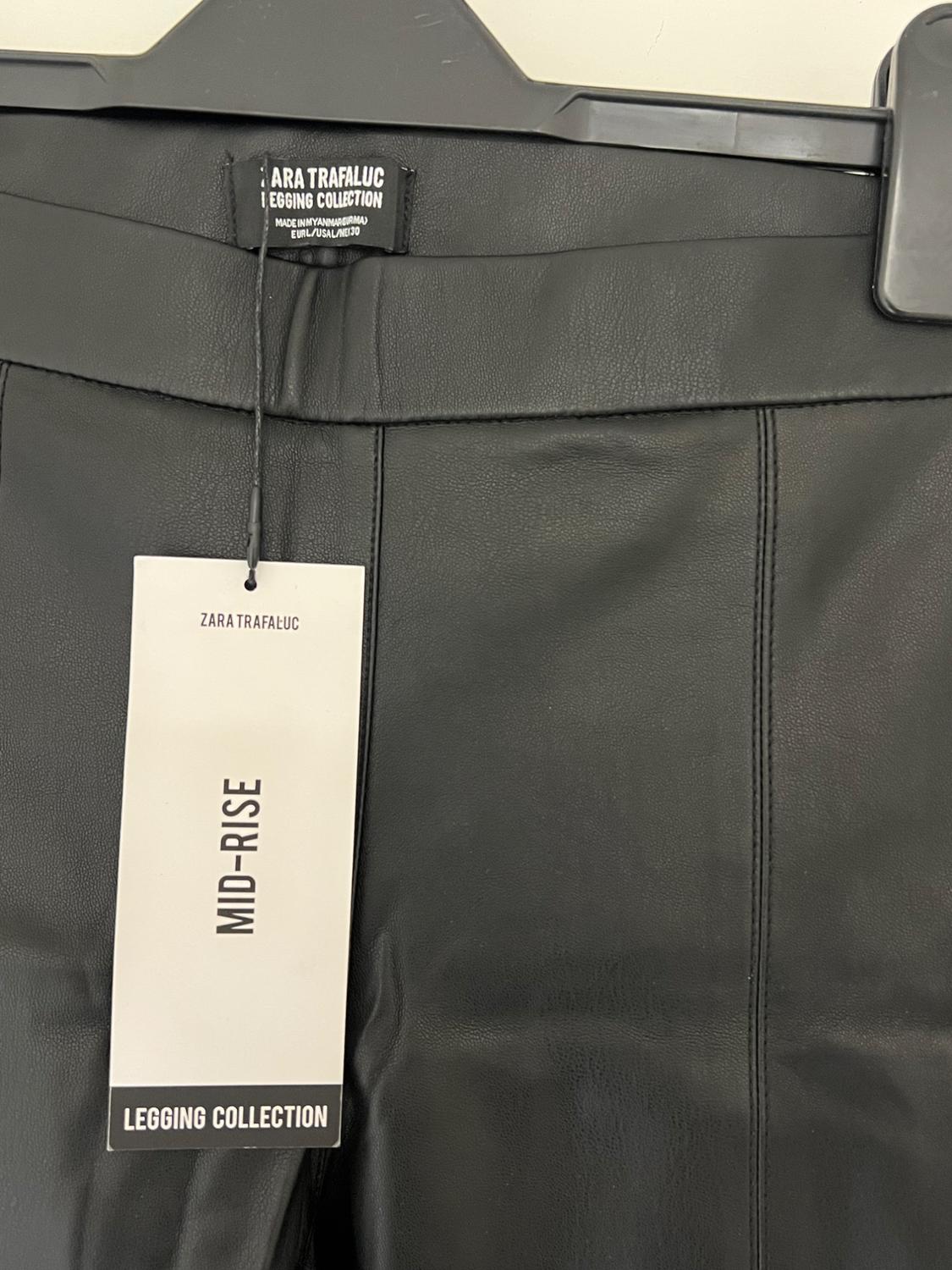 FAUX LEATHER LEGGINGS - Image 4