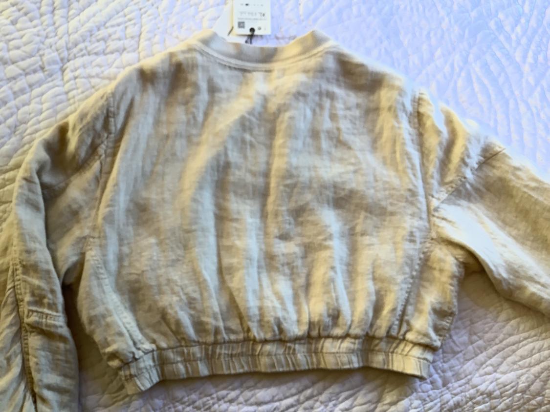 LINEN BOMBER JACKET WITH POCKETS - Image 7