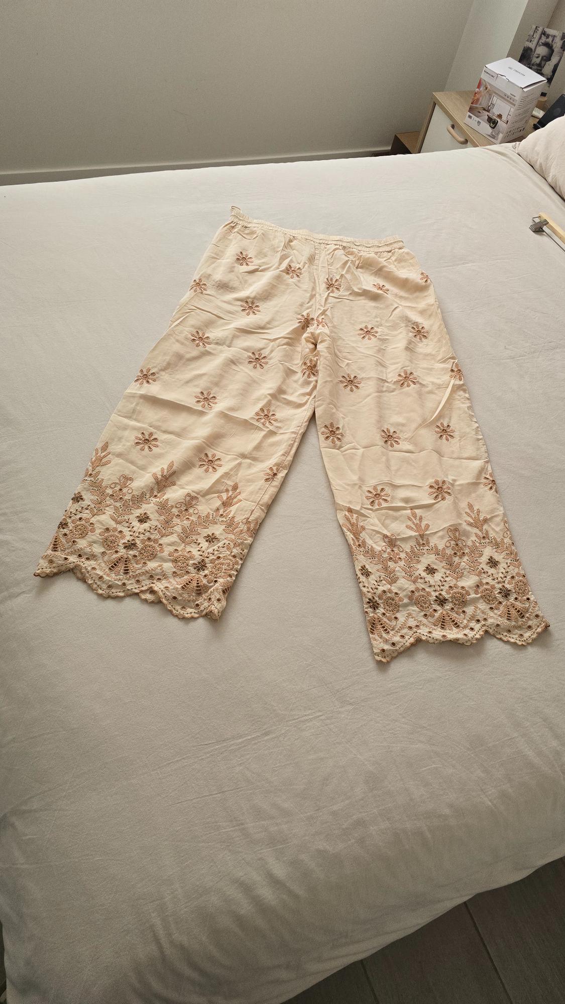 ZW COLLECTION EMBROIDERED TROUSERS - Image 5