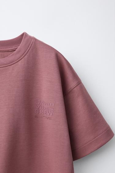 INTERLOCK T-SHIRT AND BERMUDA SHORTS SET - Pale pink by Zara - Image 5