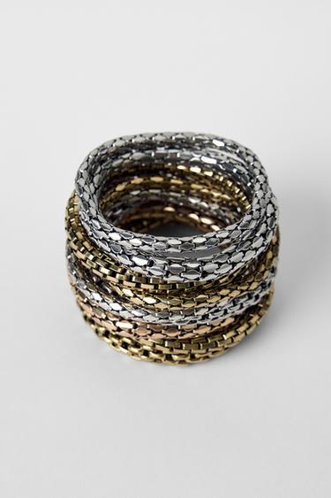 PACK OF METAL BRACELETS KATE MOSS X ZARA - Gold / Silver by Zara - Image 3