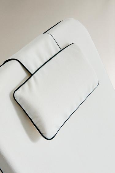 RECLINING BEACH FLOOR LOUNGER - Ivory by Zara - Image 2