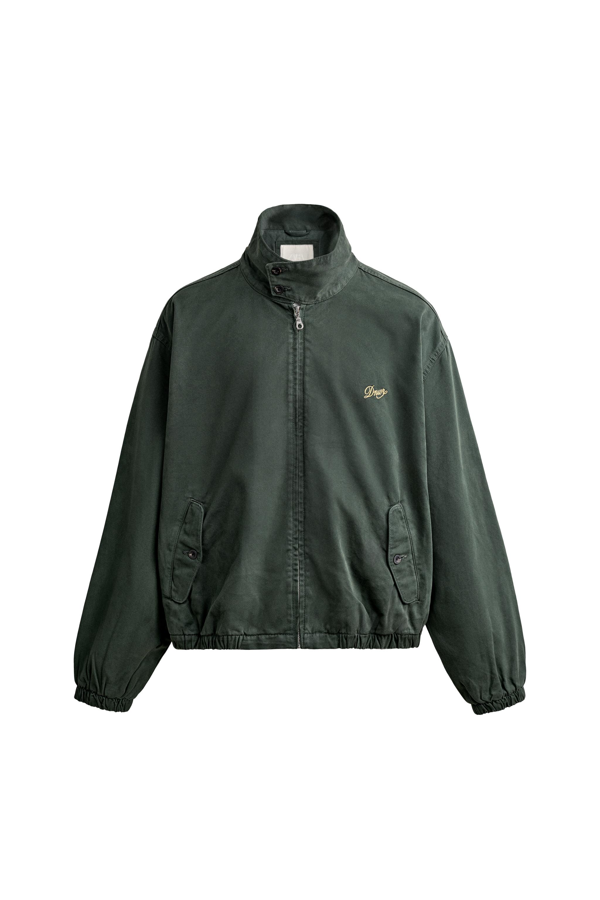 CAZADORA RELAXED FIT BORDADO