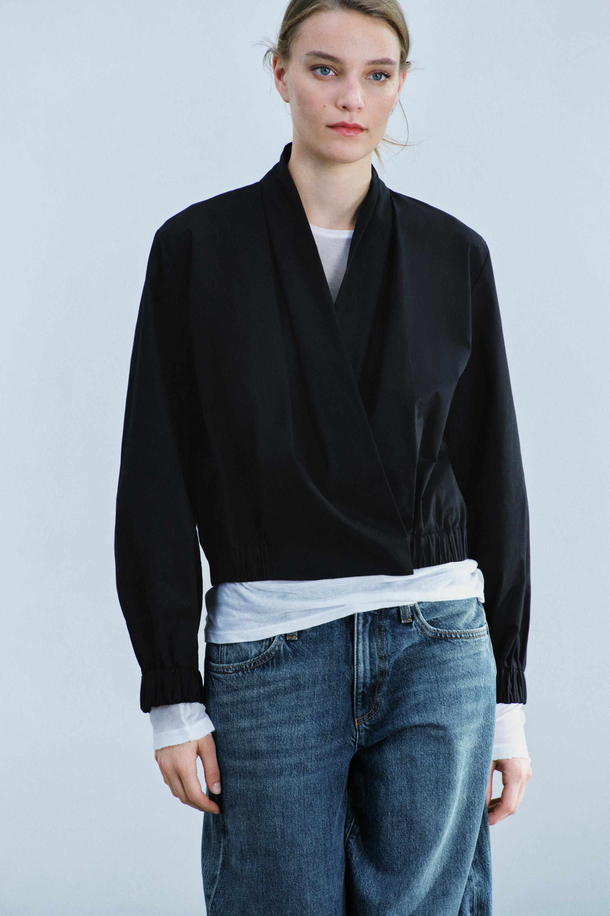 CHEMISE BOMBER CROISÉE ZW COLLECTION