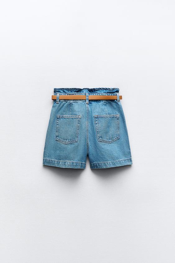 BNWT] ZARA Mid Rise Denim Short Pants (Medium Blue - EUR34), Women's  Fashion, Bottoms, Shorts on Carousell