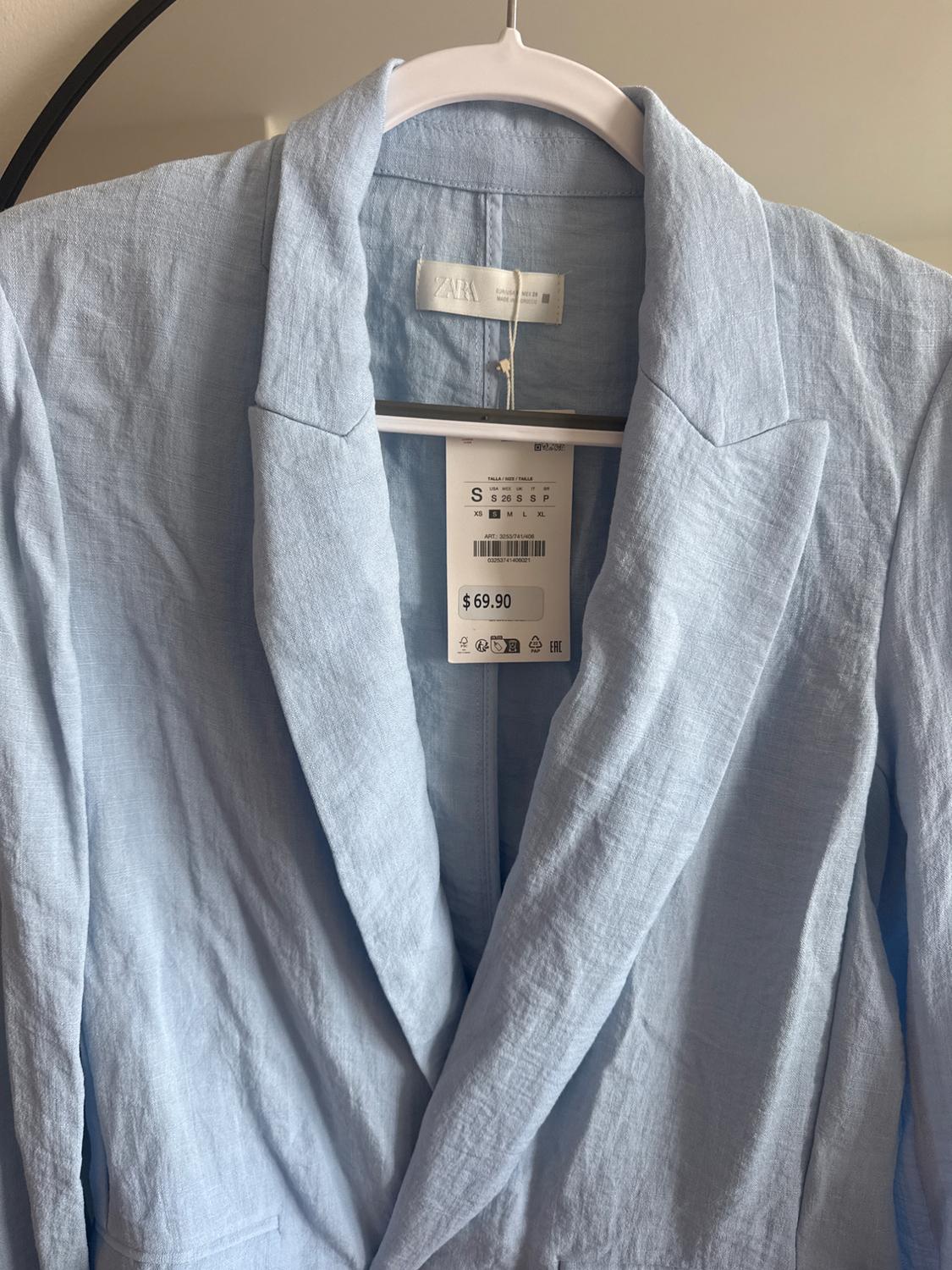 BLAZER ABIERTA EFECTO ARRUGADO - Image 2