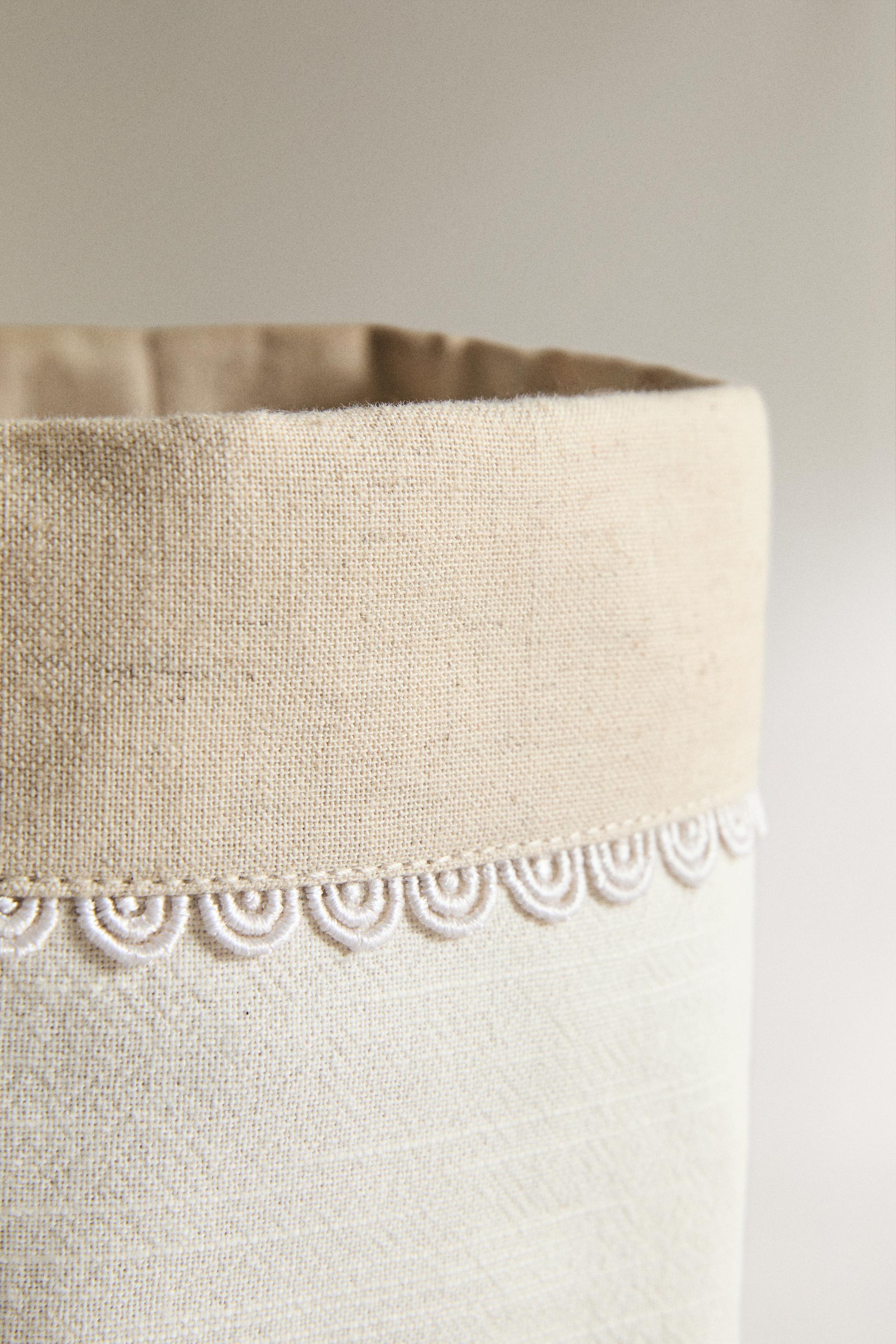 LACE TRIM BREAD BASKET