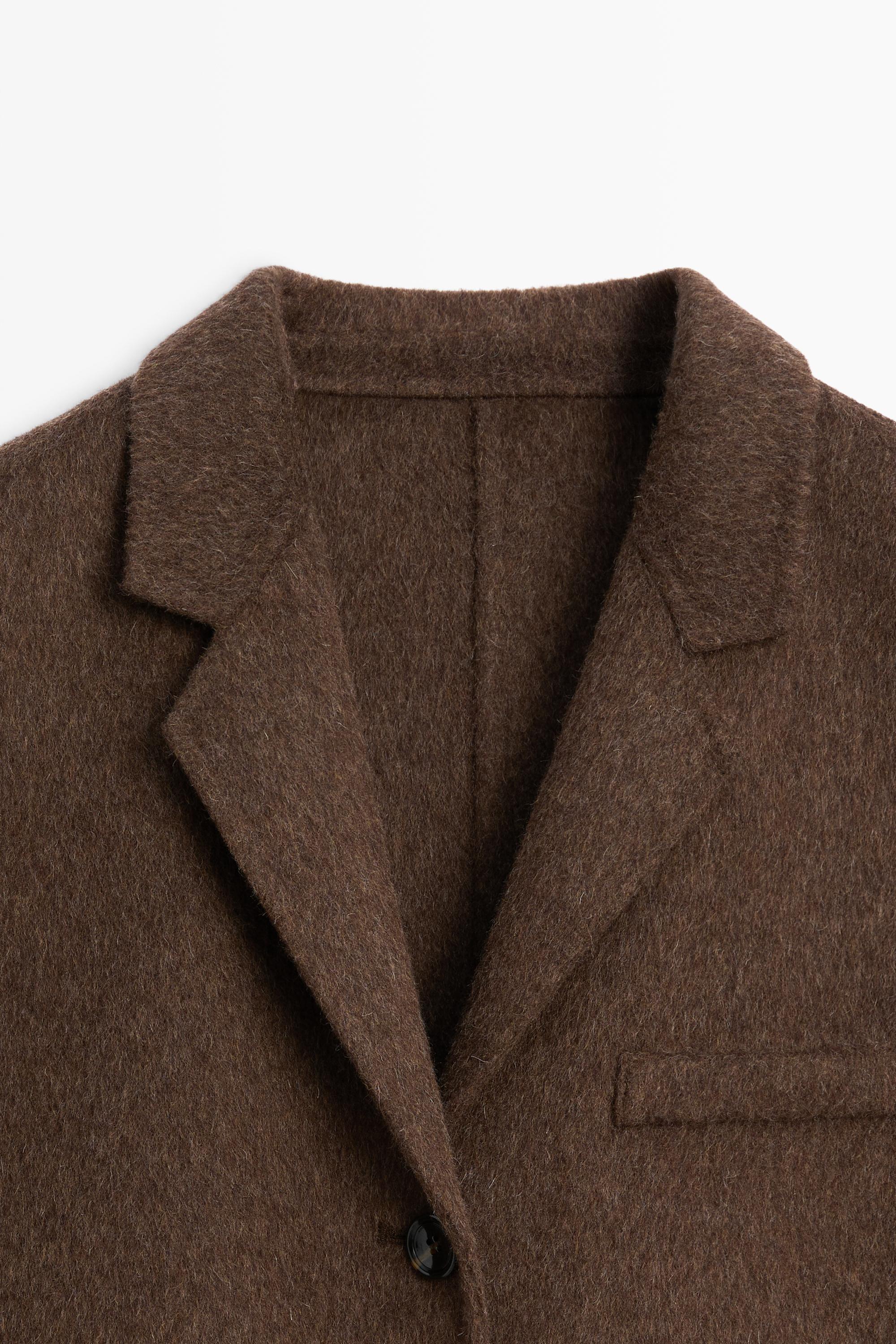 Wool blend blazer