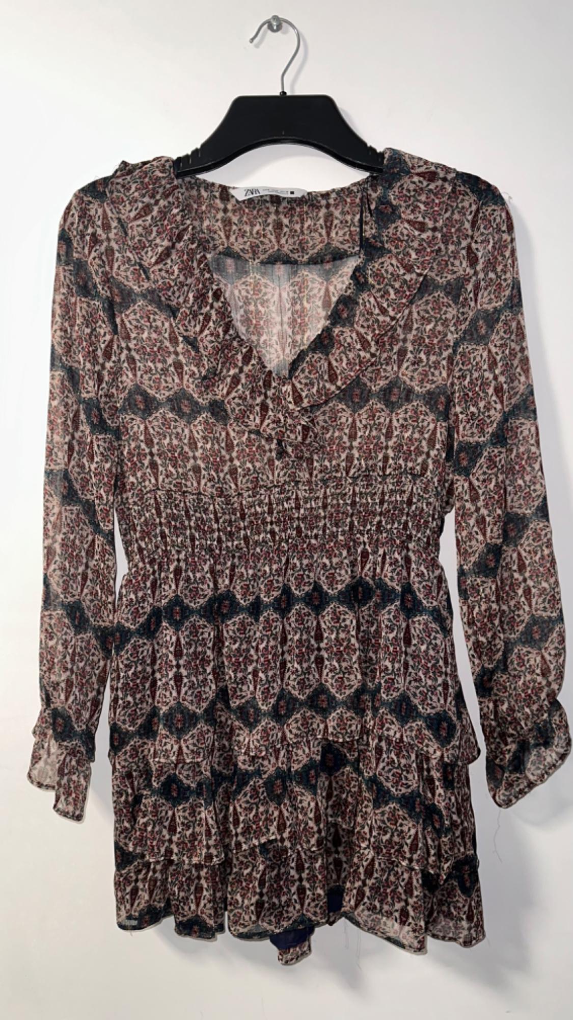 PRINTED MINI DRESS