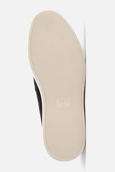 CASUAL LEATHER LOAFERS - Black by Zara - Image 3