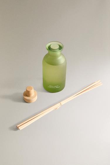 (195 ML) BERGAMOT & GERANIUM, MUGUET SCENTED REED DIFFUSERS - Green / Grass by Zara - Image 2