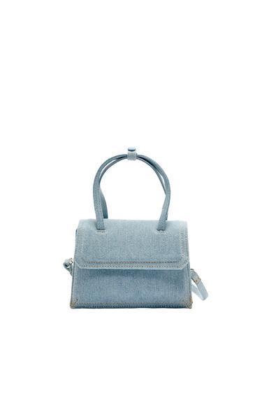 DENIM MINI CITY BAG