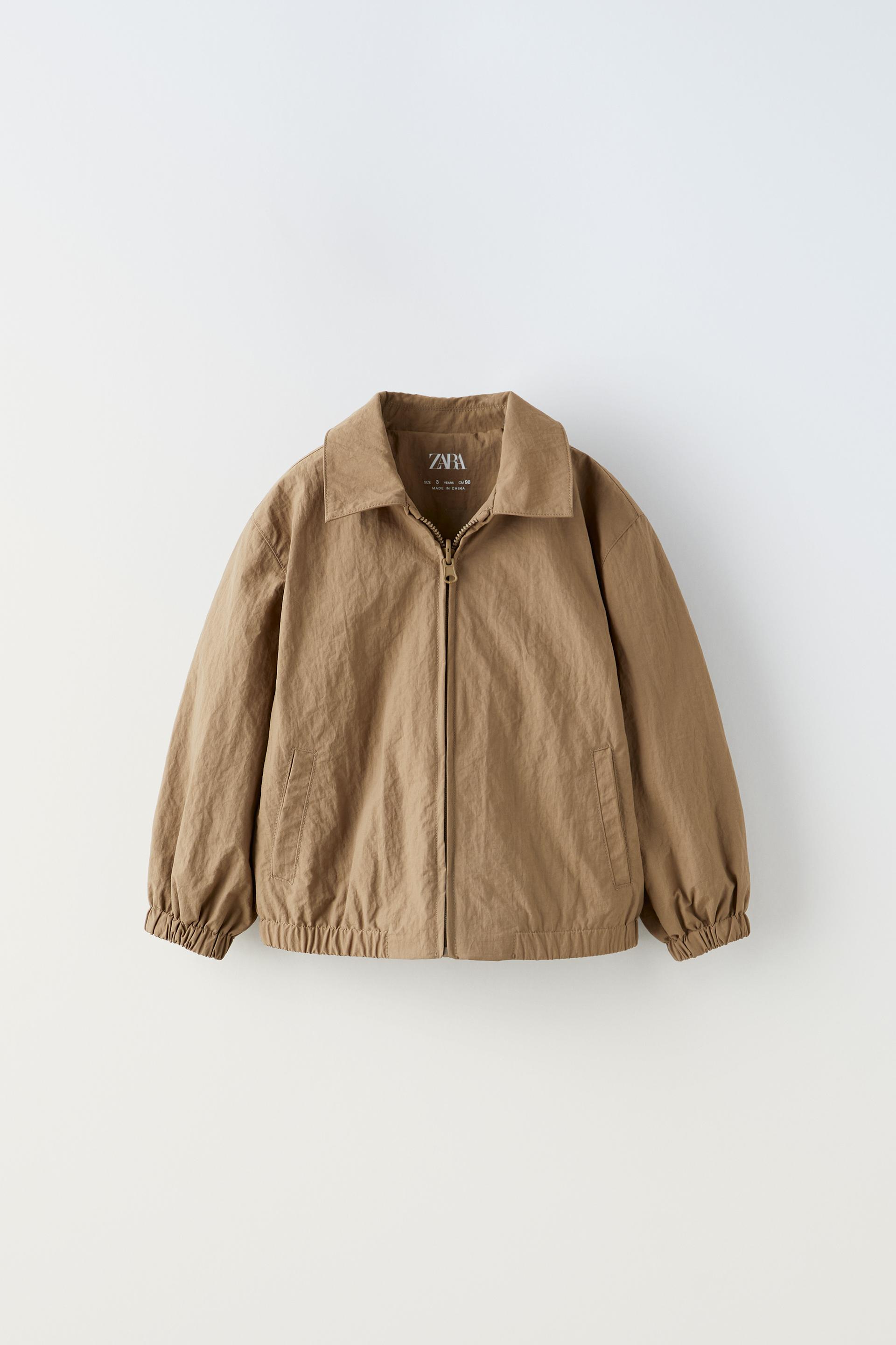 NYLON JACKET - Brown | ZARA United Kingdom