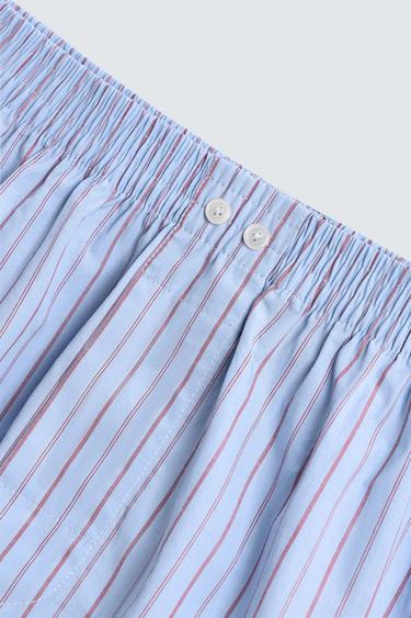BOXER EN POPELINE CHAMPION ® X ZARA - Bleu ciel de Zara - Image 8