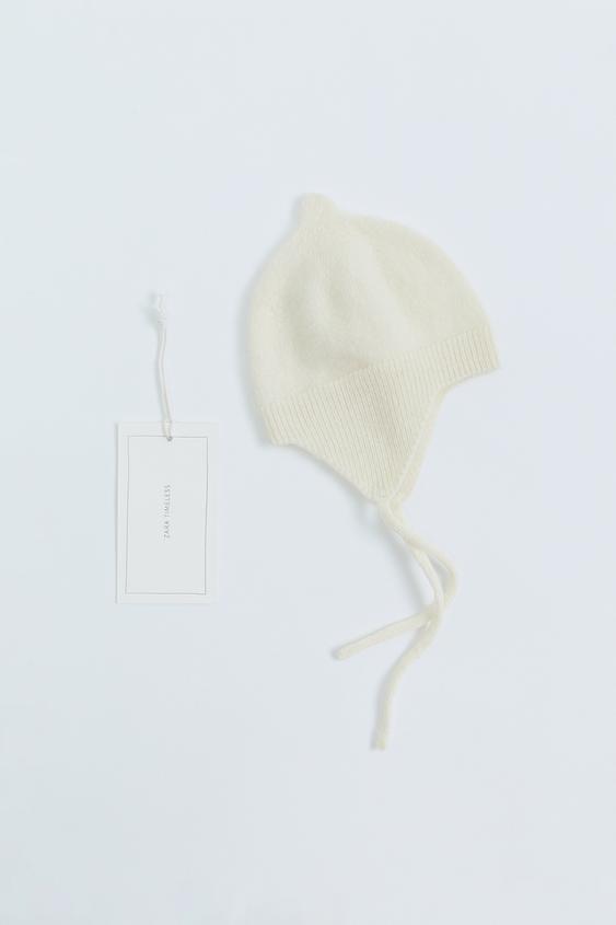 ZARA TIMELESS - 100% CASHMERE BONNET - Mid-ecru by Zara - Image 0