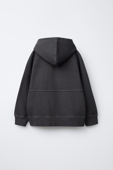 ENSEMBLE SWEAT-SHIRT ET PANTALON DE JOGGING INTERLOCK - Gris anthracite de Zara - Image 2