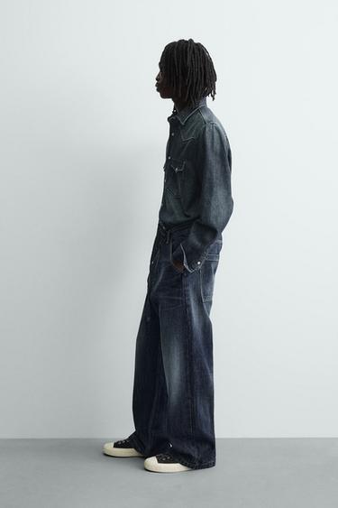 BAGGY FIT JEANS - Blue by Zara - Image 3