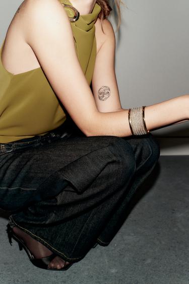 RIGID LINK BRACELET - Gold / Silver by Zara