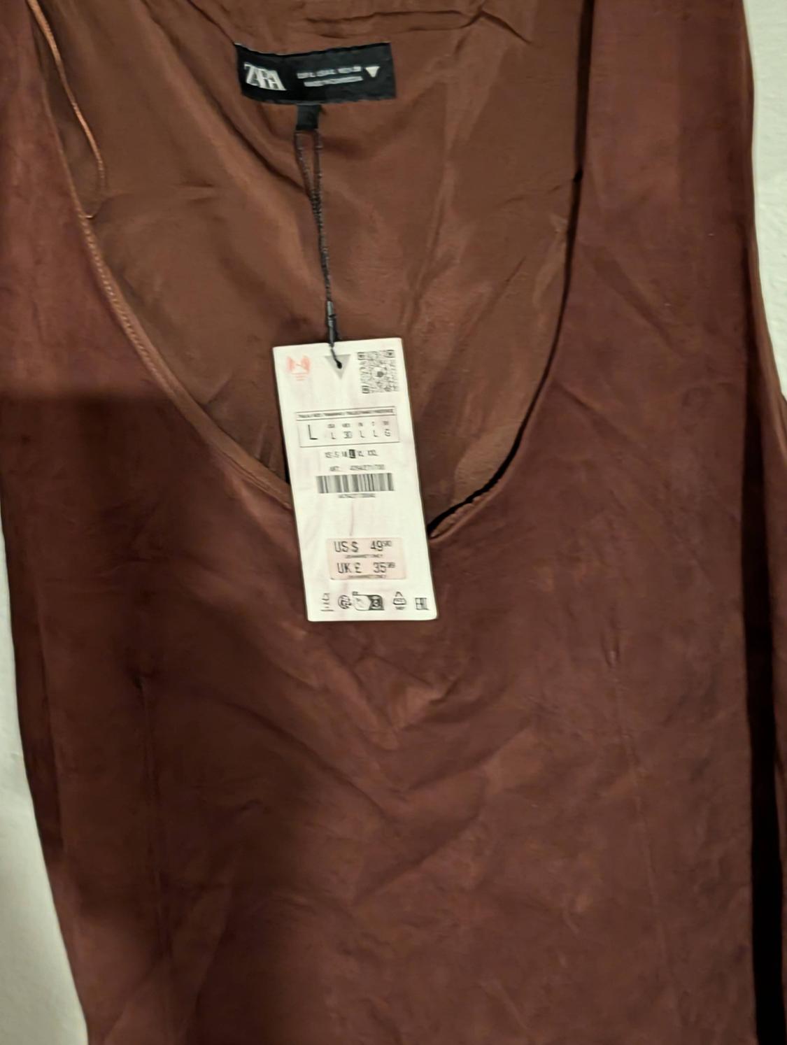 FAUX SUEDE MINI DRESS - Image 2