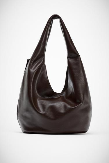 MAXI SACA CREMALLERA LATERAL - Rojo Burdeos de Zara