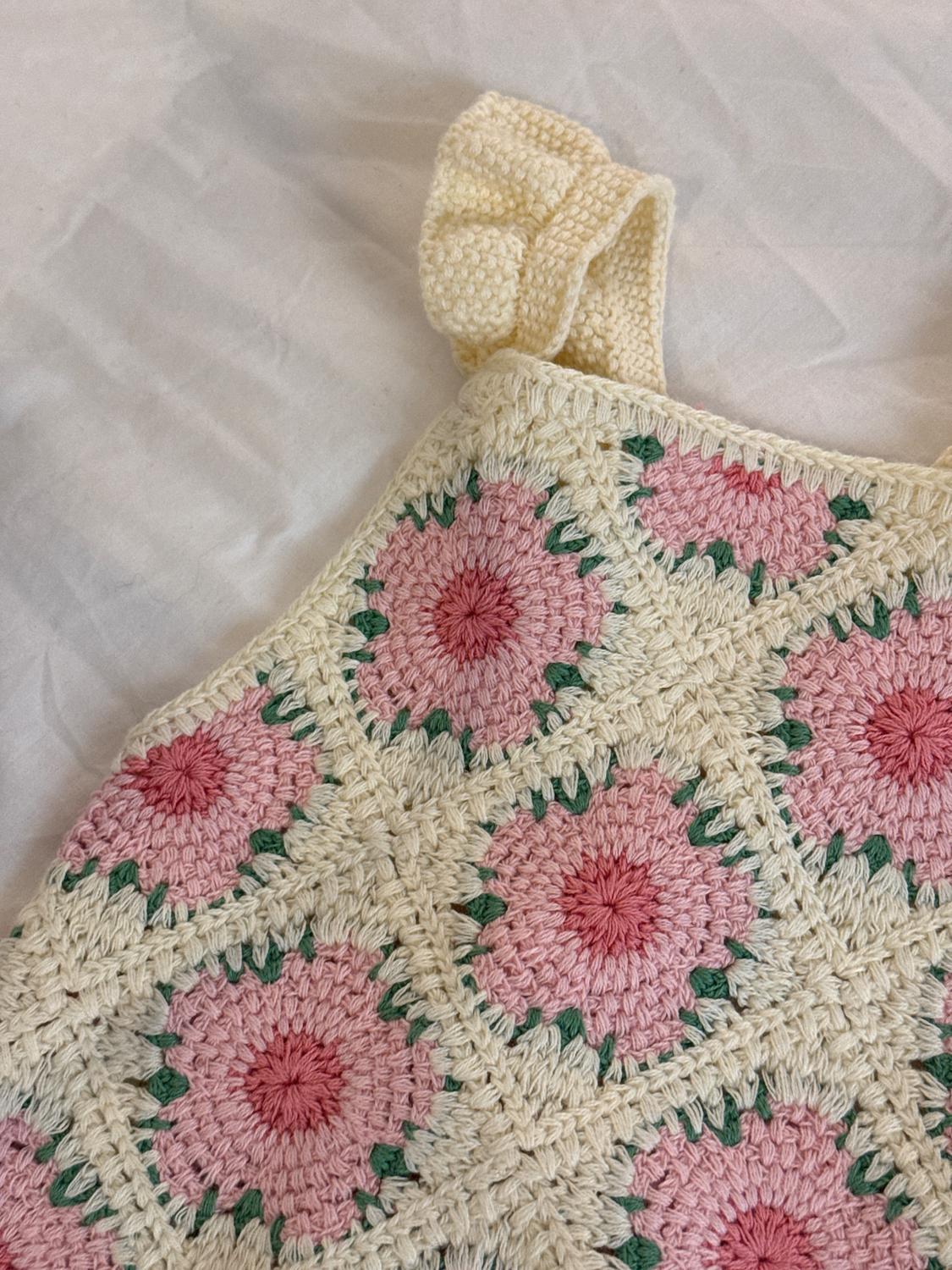 FLORAL CROCHET ROMPER - Image 3
