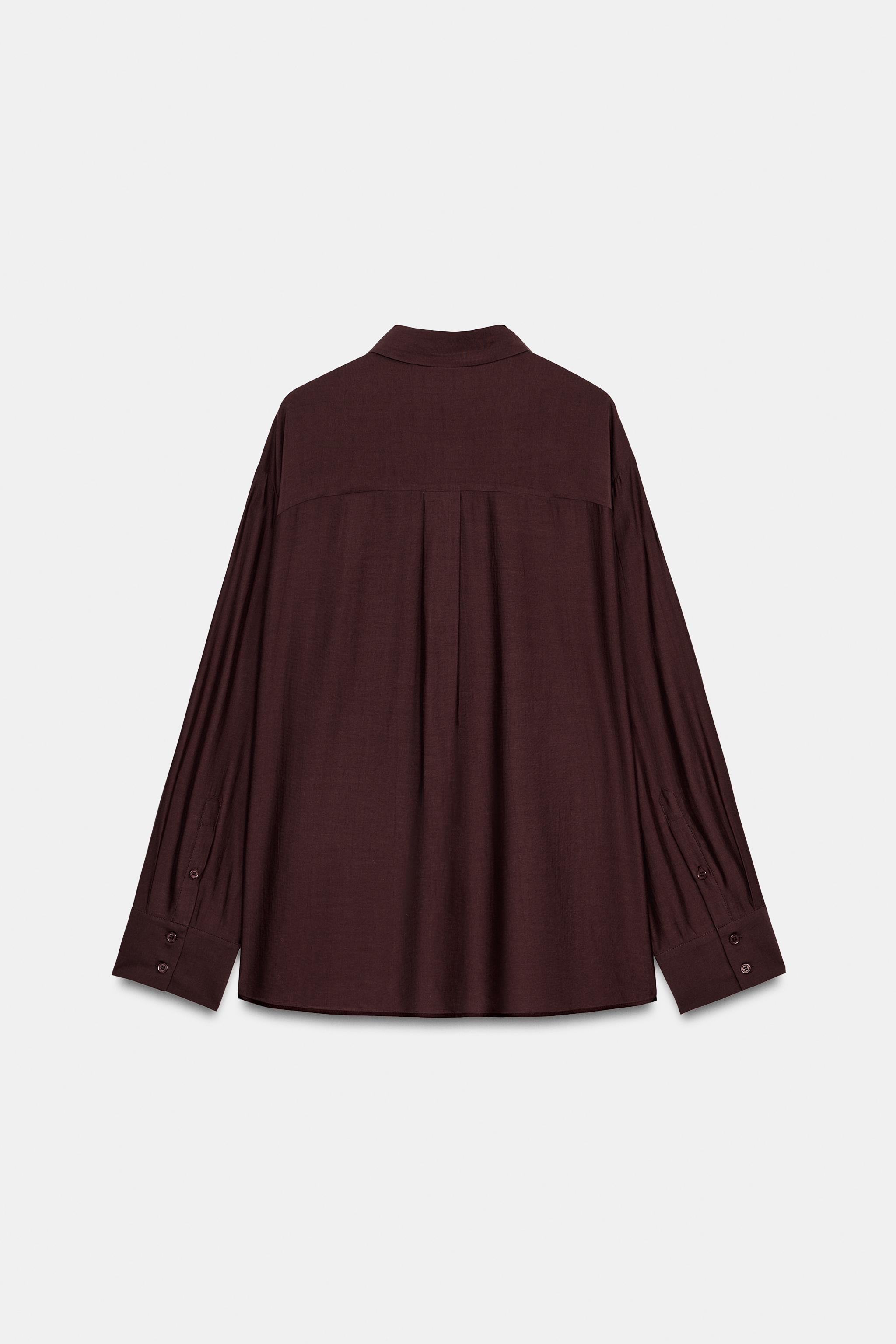 CHEMISE UNIE À PLASTRON ZW COLLECTION