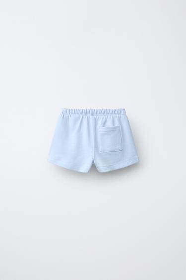 SHORT BRODÉ - Bleu clair de Zara - Image 1